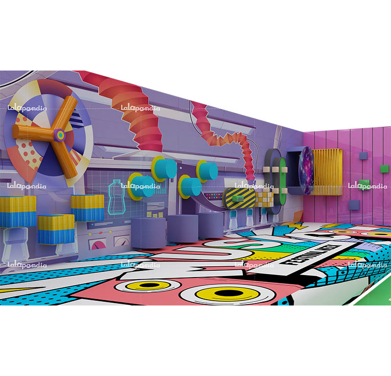 Customizable indoor activities: indoor trampoline Park, Playground & modular obstacle course